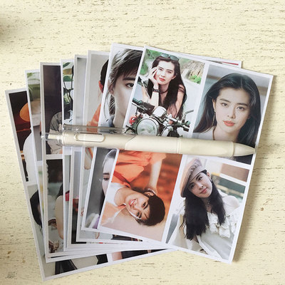 王祖贤小贴纸 Joey wong小贤高颜值女明星收藏装饰新印照片贴画