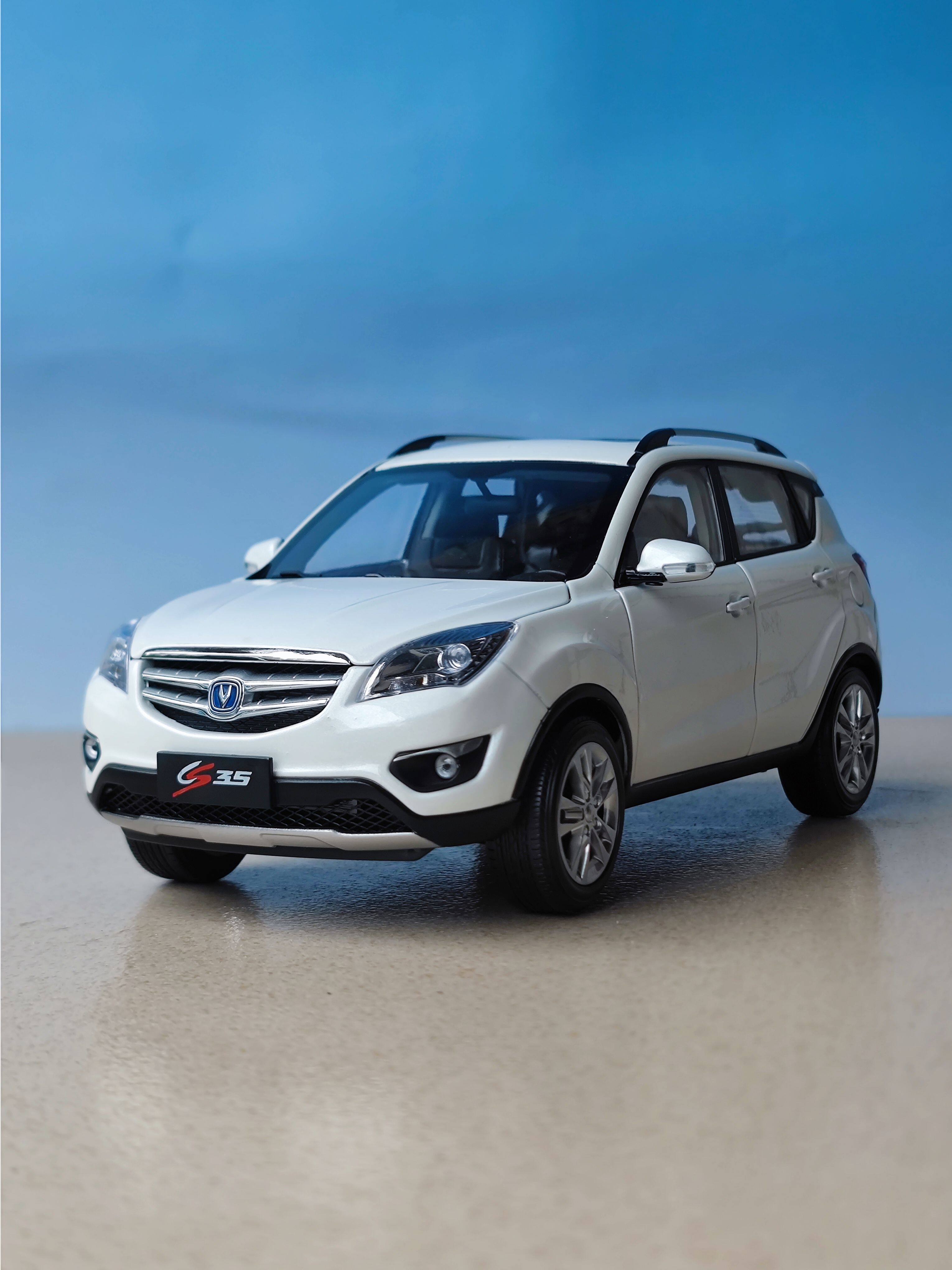 1 18原厂长安汽车CS35车模型 越野车SUV 合金仿真汽车模型
