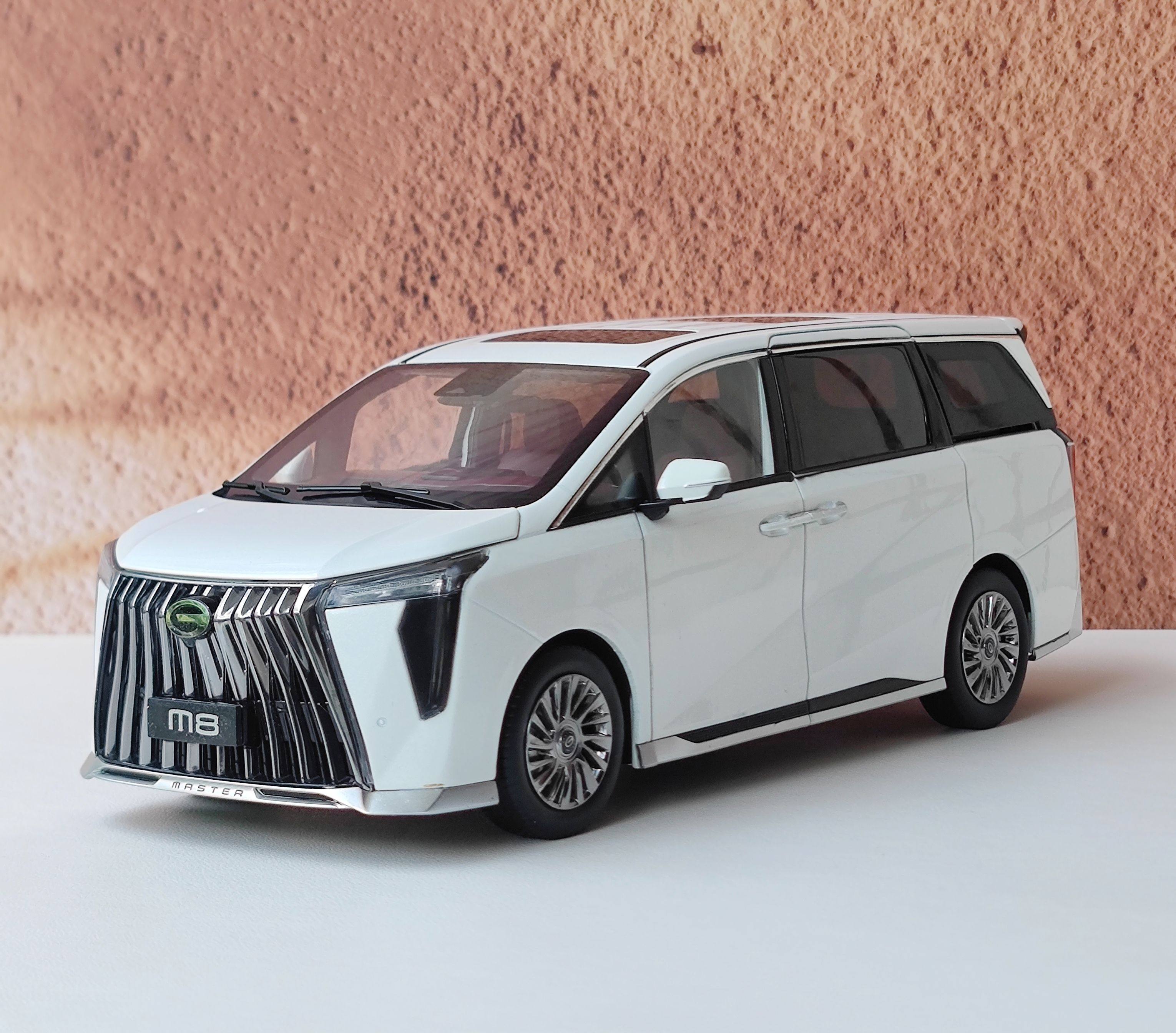 1:18原厂广汽传祺M8车模型宗师版 GM8商务车合金仿真模型