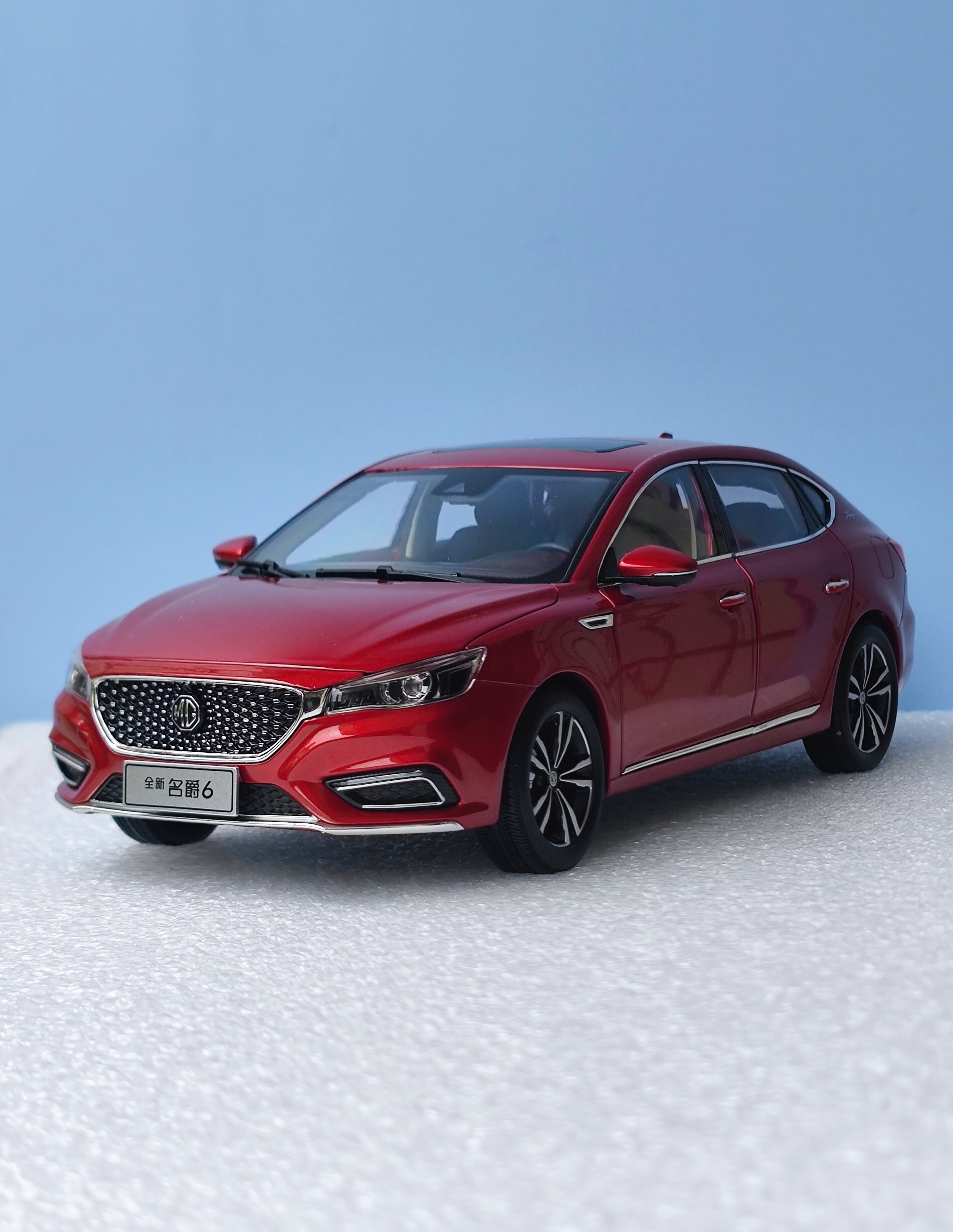1:18原厂上汽集团名爵6 MG 全新MG6 仿真 合金汽车模型