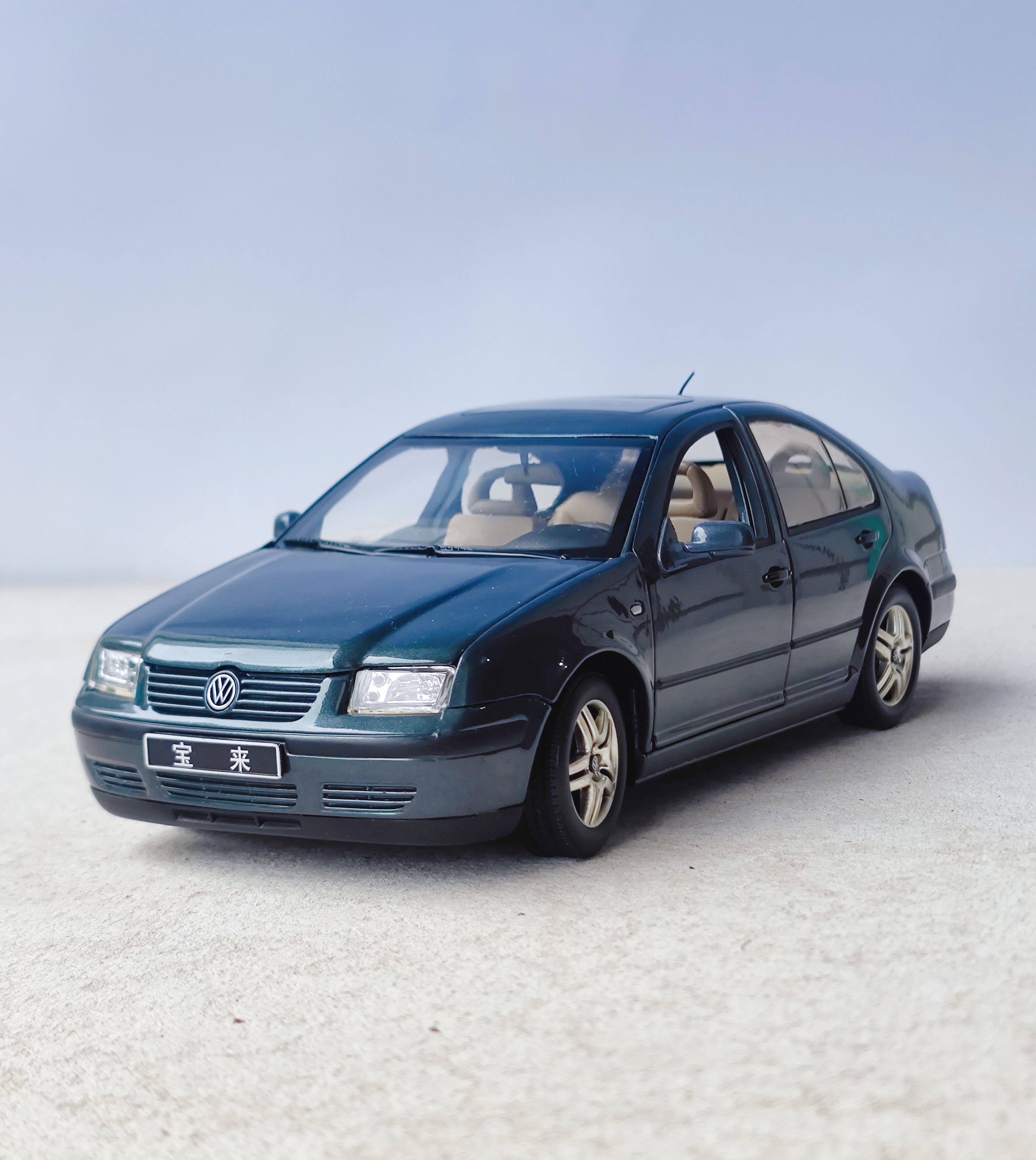 1:18 原厂老款大众宝来车模 BORA 2004款汽车模型收藏摆件礼物