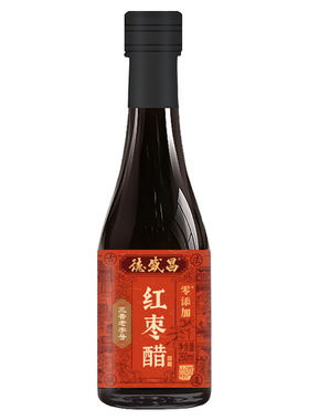 德胜昌山西特产红枣醋 零添加酸甜拌菜 直饮醋260ml