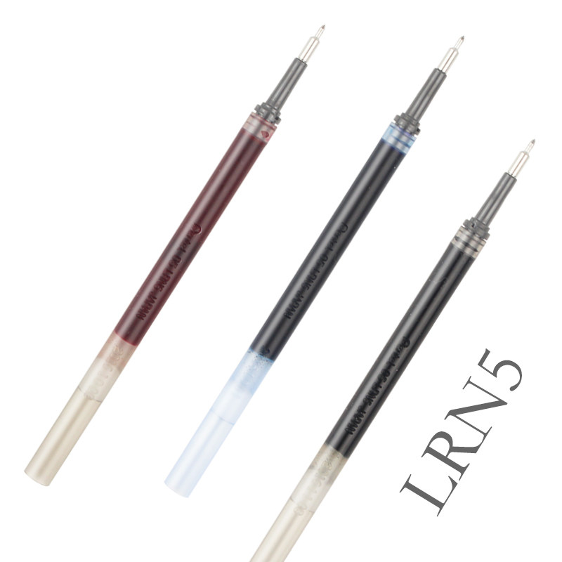 日本pentel/派通文具水笔替芯lrn5/用于bln75/105 签字中性笔笔芯