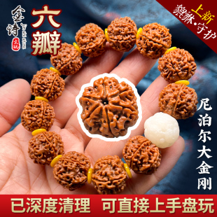 6六瓣尼泊尔大金刚菩提子手串普提暴肉串珠手链金刚手串手链