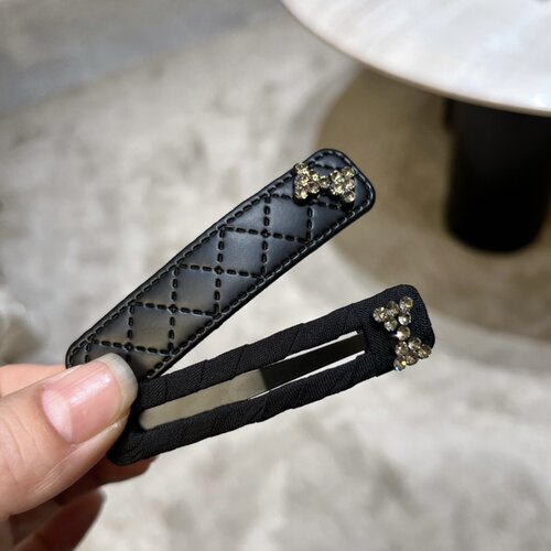 侧边发夹简约布艺碎发夹