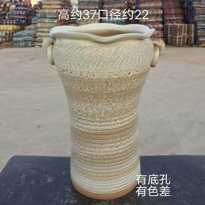 粗陶特大陶罐创意花盆透气复古