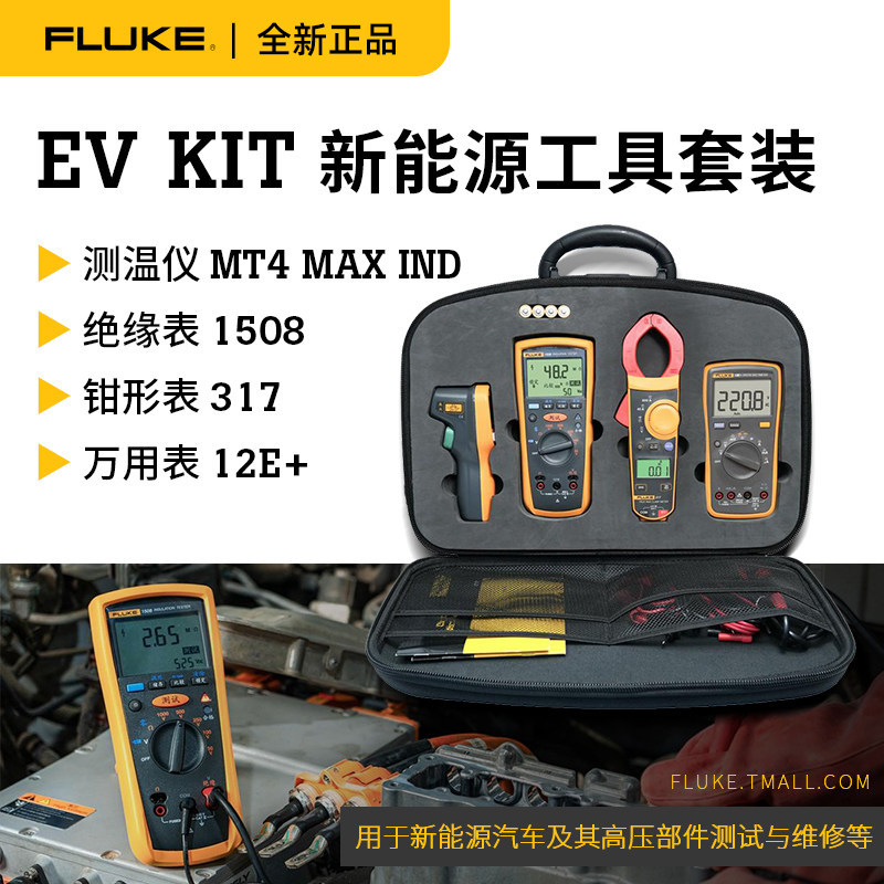 Fluke福禄克F1508 317 12E+ MT4 MAX手持绝缘检测仪数字绝缘表