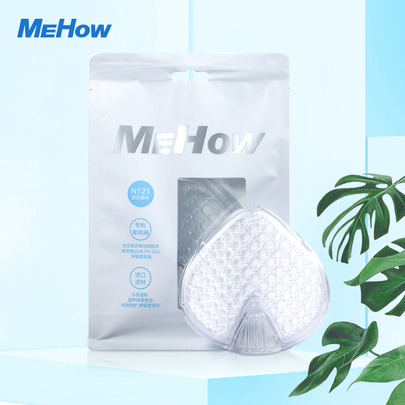Mehow需搭配主体头带滤芯口罩
