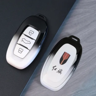 2025扣包钥匙套红旗男女车hs7高档hs5卡片壳新款h5eqm5全新25款h9