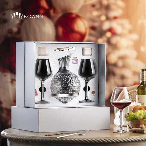 【胖东来爆款】水晶红酒杯套装