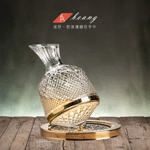轻奢不倒翁醒酒器奢华高档陀螺红酒醒酒壶家用旋转葡萄酒扎壶摆件