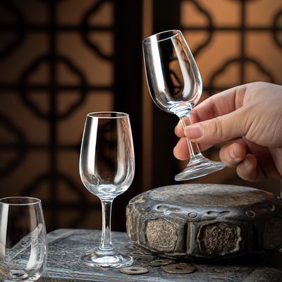 【高脚白酒杯】水晶玻璃