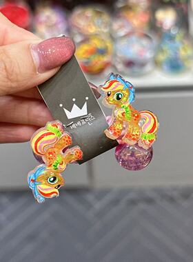 3.23韩国bebeprince儿童发饰卡通彩色小马发绳发圈