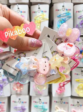 pikaboo韩国东大门儿童发饰小兔皇冠蝴蝶结绕绕发圈发绳