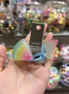 9.1韩国bebeprince儿童发饰砂糖水果发绳发圈