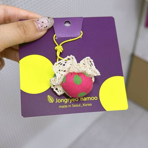 10.20韩国palmtree儿童发饰彩色波点球花边发绳发圈
