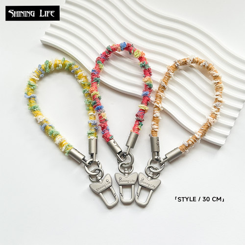 秋冬新款手机绳毛绒韩国相机挂链