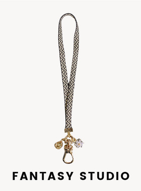 Fantasy手机挂绳挂脖绳斜挎可背短绳手带女款长款秋冬手机壳挂链