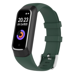 适用keep手环b2表带B2智能运动手环硅胶个性潮流智能运动手环腕带纯色男女生款时尚个性彩色软胶替换带非原装