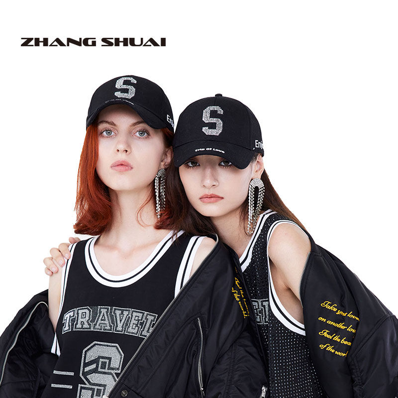 zhangshuai潮流斜纹棒球帽