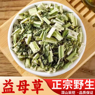 红花益母草天然现采新鲜中药材煮水红糖姜调姨妈月经花茶气血泡脚