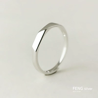 Безразмерное кольцо с гравюрой подходит для мужчин и женщин, сумка для влюбленных, серебро 925 пробы, японские и корейские