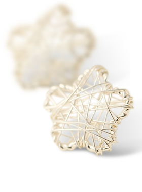 梅花耳钉纯银鸟巢新款女