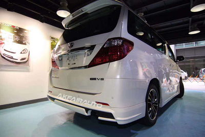 20系埃尔法改装包围 vellfire尾唇 kenstyle style spoiler lip