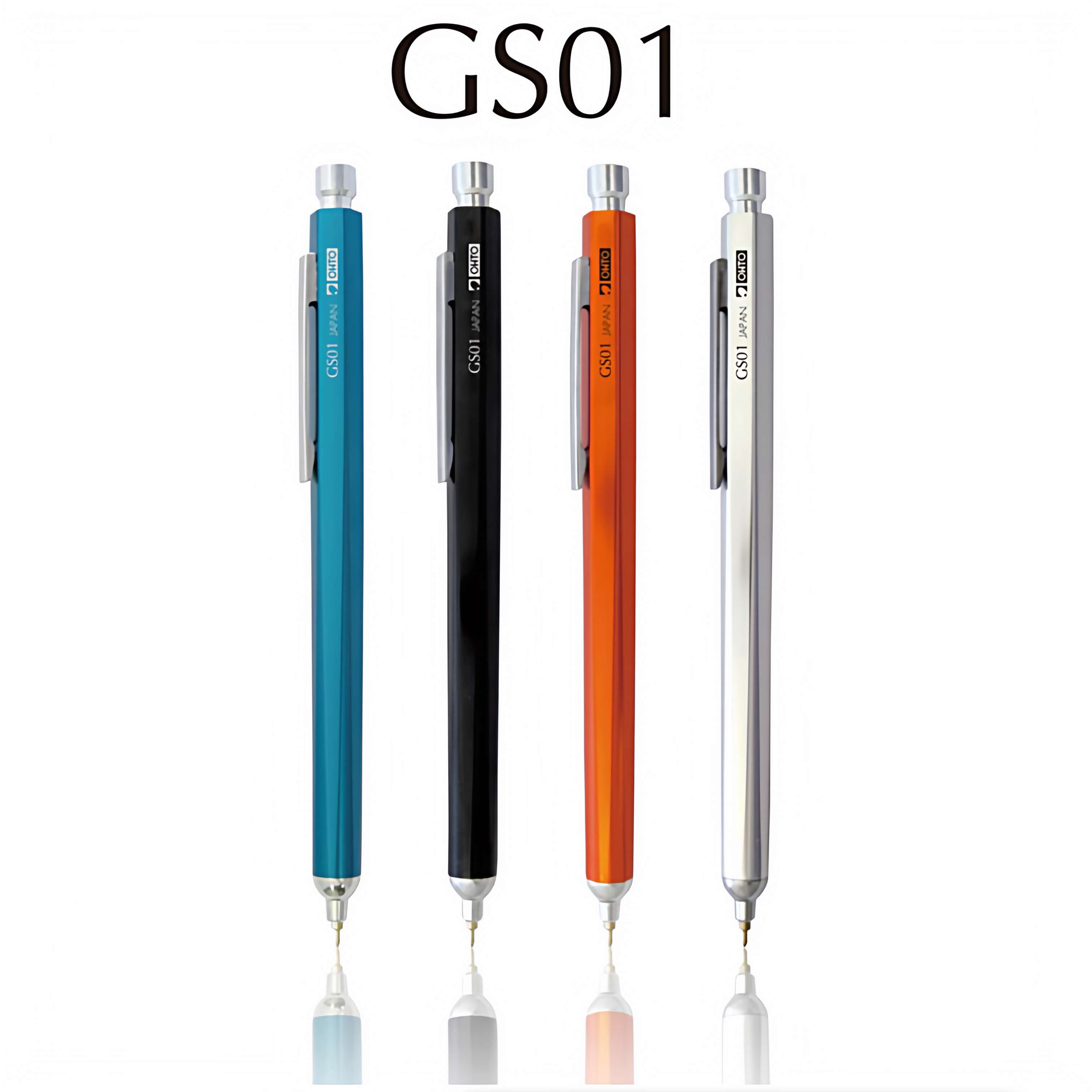 日本OHTO乐多自动油性圆珠笔GS01圆珠笔/原子笔金属笔身适配G2芯