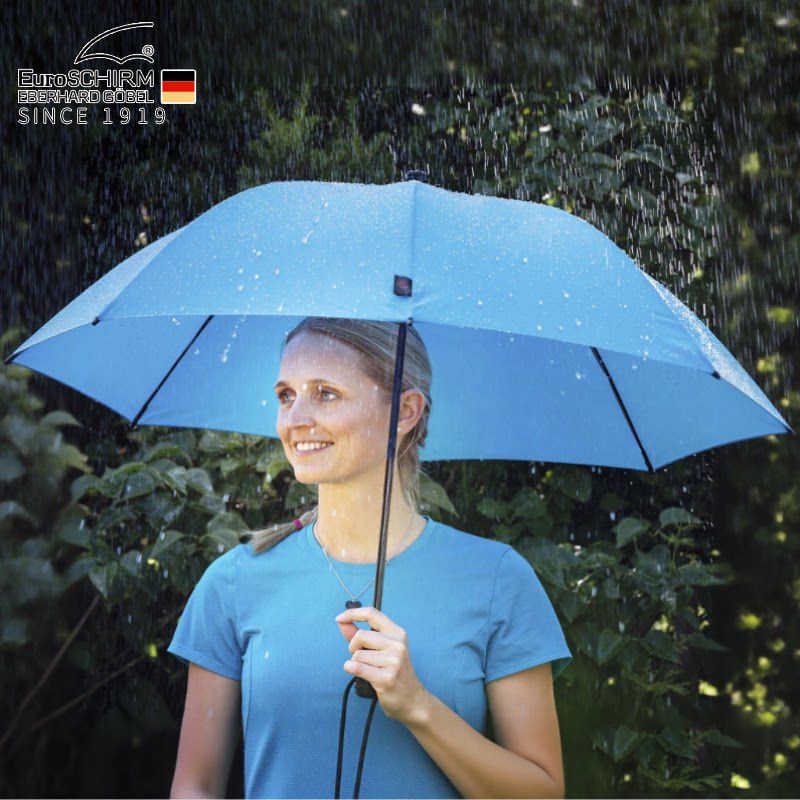 euroschirm德国风暴雨伞长直柄超轻防台风伞防晒晴雨两用伞W2L6