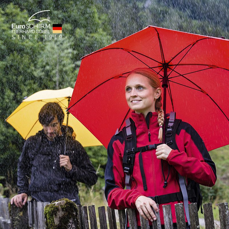 德国 EuroSchirm风暴伞 户外直柄轻量加厚加固防风晴雨长柄伞W208