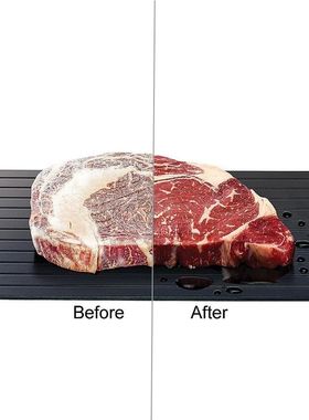 Fast Defrosting Tray Aluminium Alloy Thaw Food Defrosting Tr