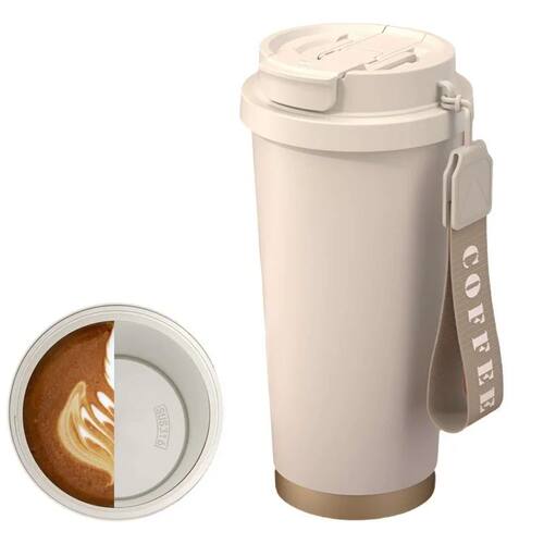 Large Capacity Ceramic Vacuum Flasks Reusable Double Wall Th