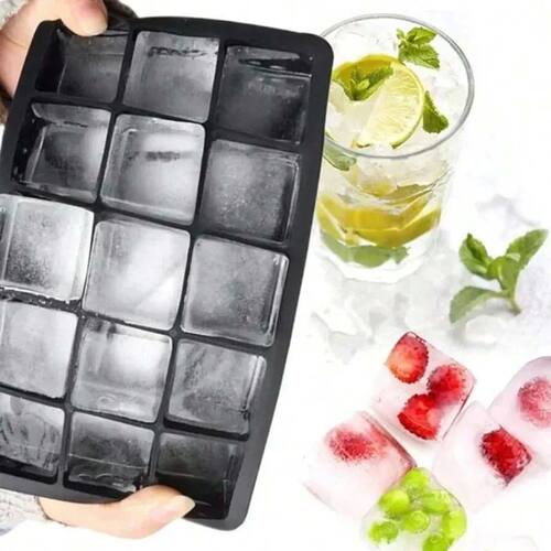 New 15 Grids Silicone Ice Cube Molds Big Square Ice Molds Re