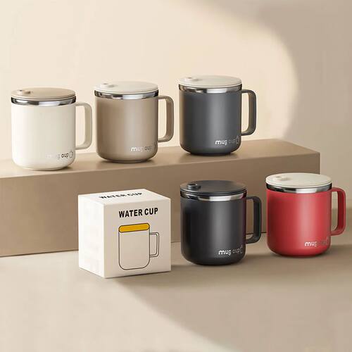400ML Insulated Coffee Mug With Lid 304 Stainless Steel Doub