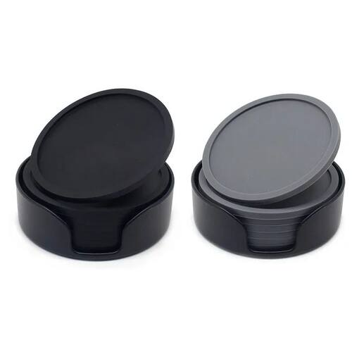 6Pcs 10cm Silicone Coaster Coasters for Drinks Cup Coasters