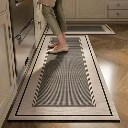 Simple Kitchen Floor Mat, Home Water-Absorbing And Oil-Absor