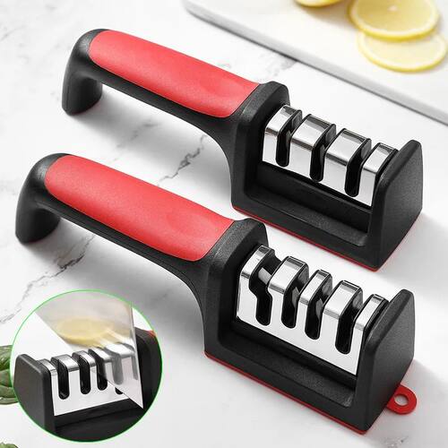 3/4 Segment Knife Sharpener Kitchen Multifunctional Handheld