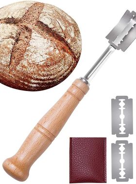 Premium Stainless Steel Bread Lame with 5 Replacement Blades