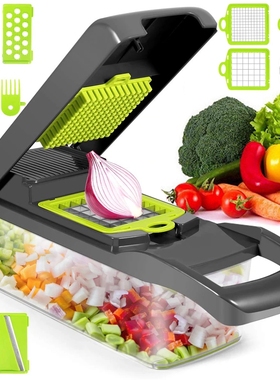 10 in 1 Multifunctional vegetable cutter shredders slicer wi