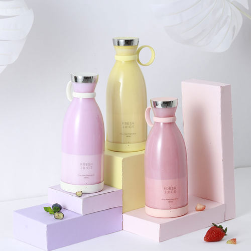Portable Blender Juicer Bottle Mixer Electric Wireless Charg