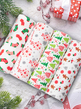Christmas Printing Kitchen Towel Microfiber Thickened Absorb