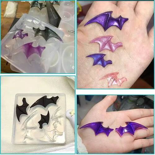 Devil Wings Silicone Mold Halloween Bat Wings DIY Ultra Ligh