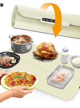 Food Warmer Mat Electric Food Warmers Pad Folding Food Warmi