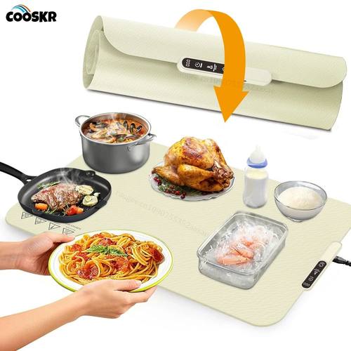 Food Warmer Mat Electric Food Warmers Pad Folding Food Warmi