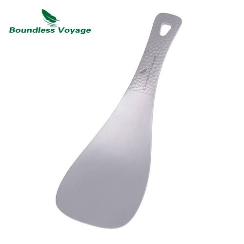 Boundless Voyage Titanium Rice Spoon Cook Shovel Outdoor Cam