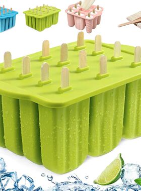 Popsicle Molds Silicone 12 Pieces Popsicle Trays for Freezer