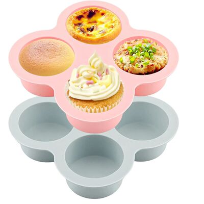 1PC Reusable Silicone Air Fryer Egg Mold Non-Stick Cupcake M