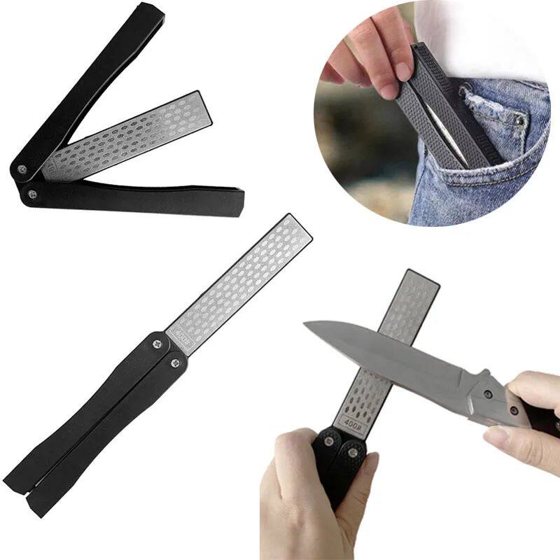 Portable Double Side Grindstone Professional Kitchen Sharpen