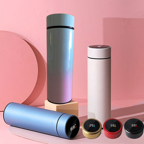 smart digital water bottle keeps cold and heat thermal bottl